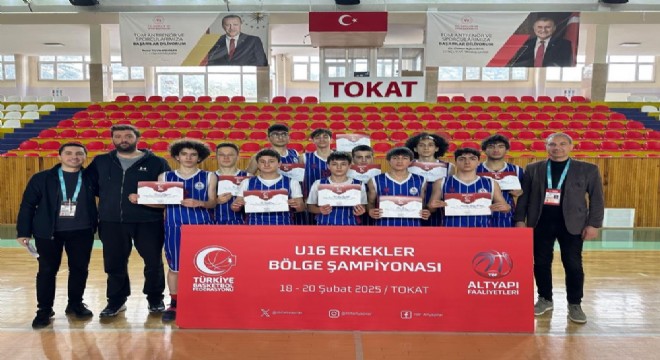 Erzurum basketbolda U16 bölge şampiyonu